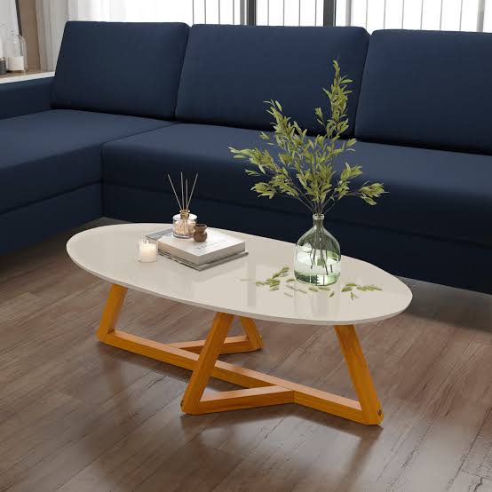 Mesa de Centro Classic Tebarrot Off White Nature