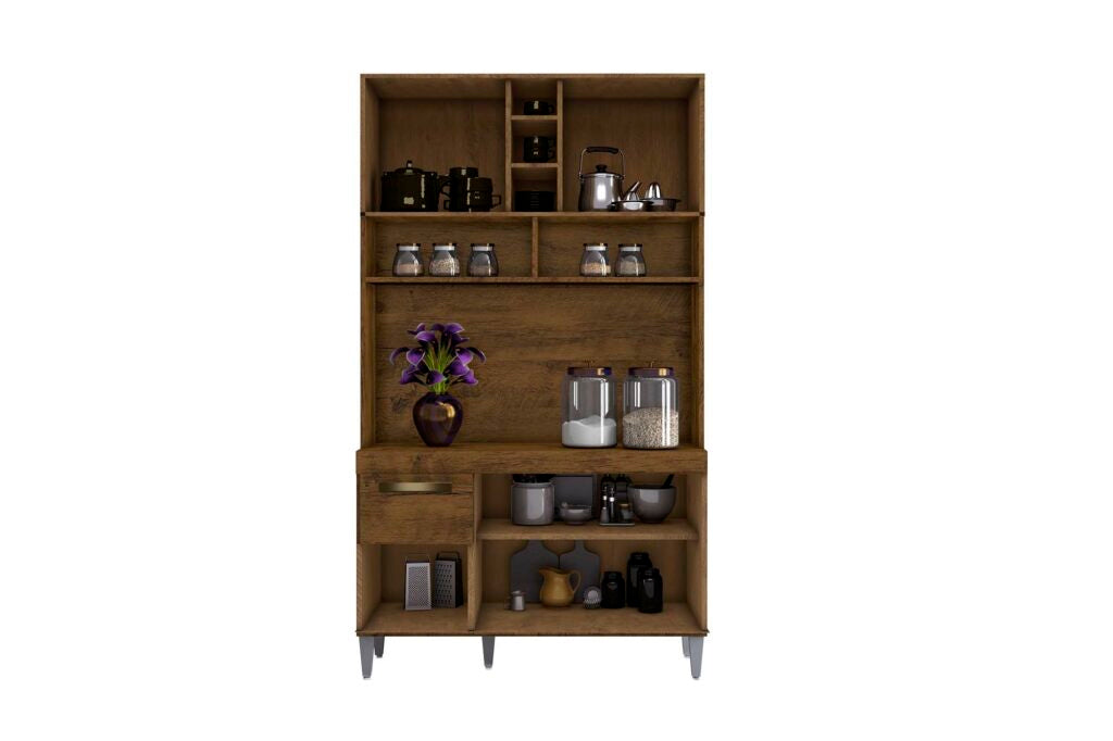 Kit Cozinha Milena Branco – BORSARI - Móveis furniture