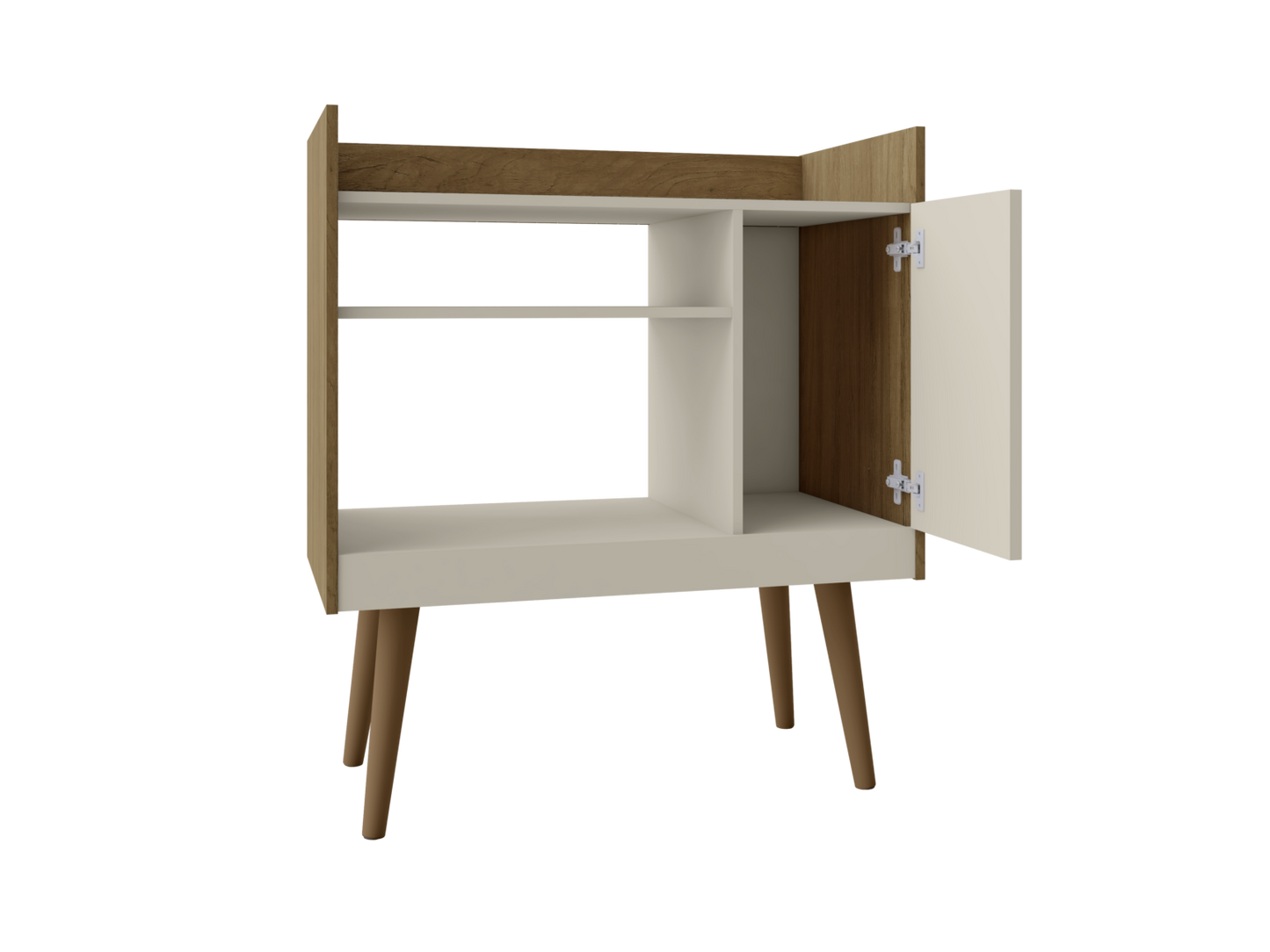 Aparador Café II Cinamono/Off White – BECHARA - Móveis furniture