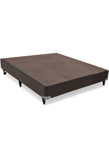 Base Casal 138x188x40 Corino Marrom - Móveis furniture