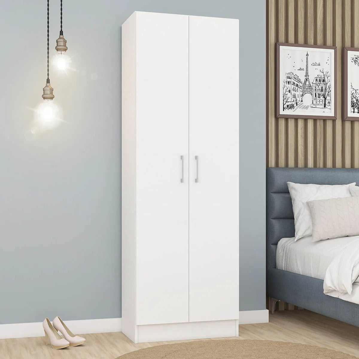 MULTIUSO PARIS 2 PORTAS - BRANCO - Móveis furniture