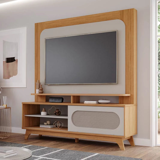 Home Noruega Larg. 1.80m Nature/Off Permóbili - Móveis furniture