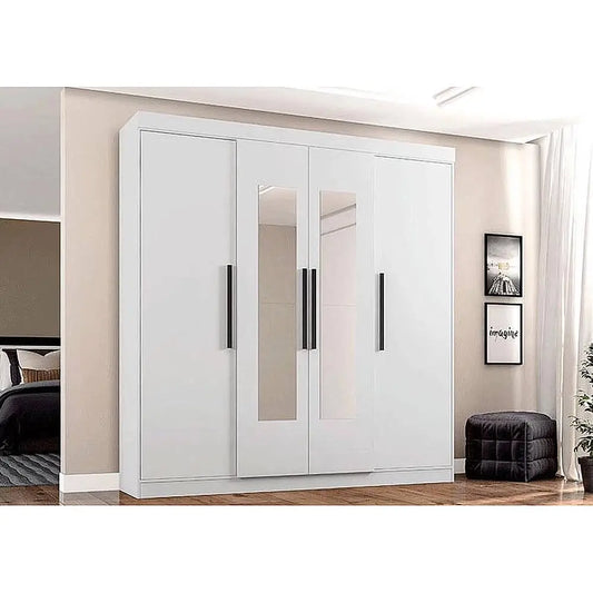 Guarda Roupa B23066 Casal 4 Portas 3 Gavetas Araplac