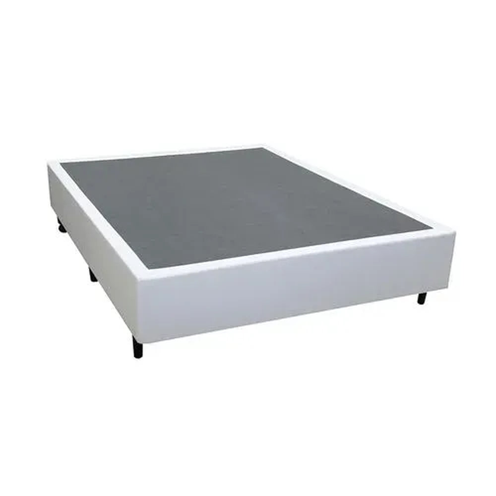 Base Casal 138x188x37 Corino Branco - Móveis furniture