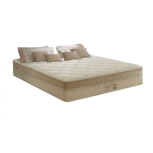 Colchão Box CASAL Size Anjos King Best com Molas 138 X 33 X 188 – Bege