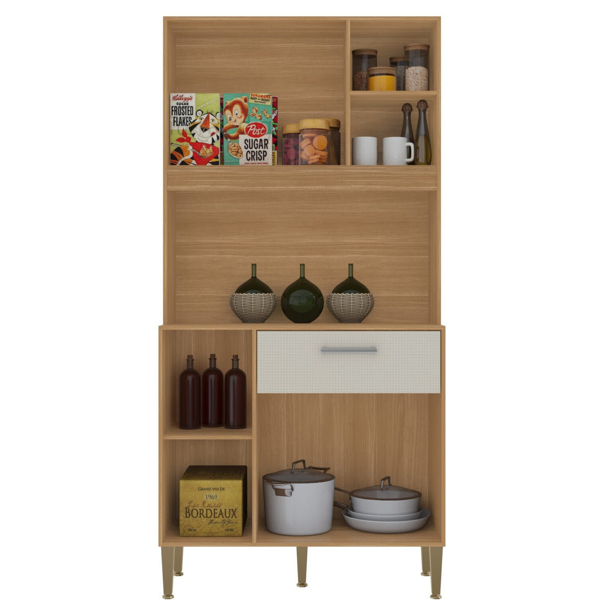 Kit Cozinha Zen 0,90 m Freijó/Soft – KIT’S PARANÁ