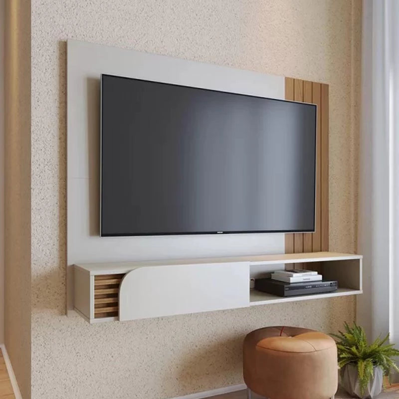 Home Suspenso Jurerê Larg. 1.36m Off/Freijó Colibri - Móveis furniture