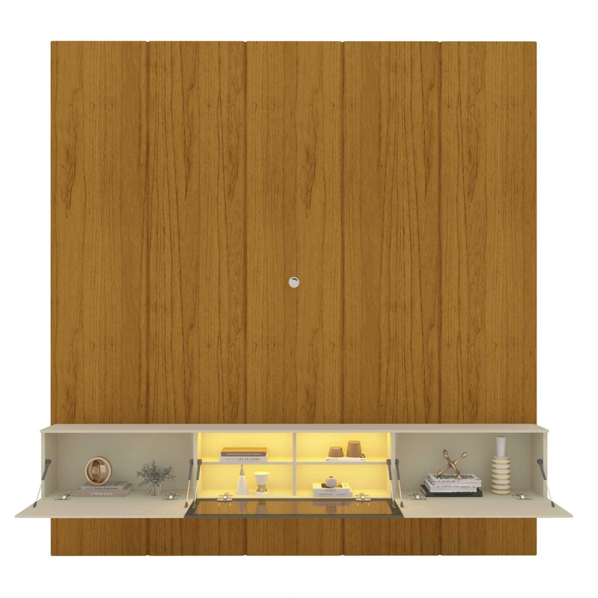 Home Suspenso Luminare Reflecta c/Led 2.20m – Naturale/Off White