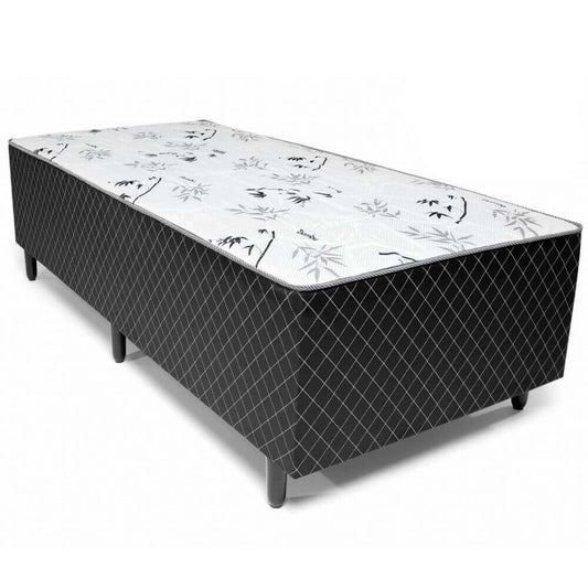 Cama Box de Solteiro Conjugada Espuma Ortopédica Unibox 88×188 - Móveis furniture