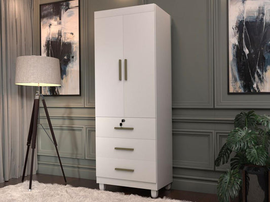 Camiseiro Cancun 2P3G Branco - Móveis furniture