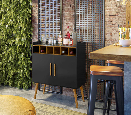 Barzinho Adega Roma 2P com Espelho - Móveis furniture