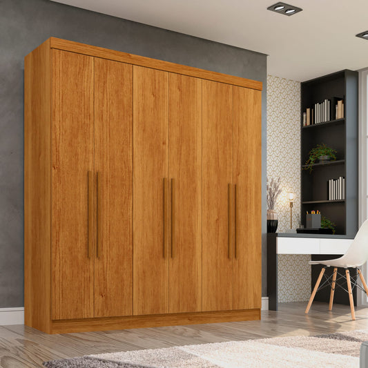 Roupeiro Recife 6P2G Cinamomo - Móveis furniture