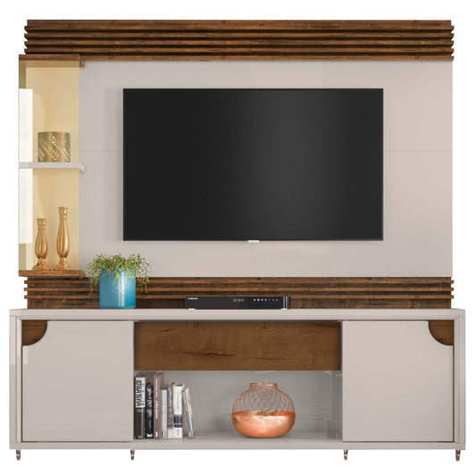 Rack com Painel Firenze para TV ate 55 Polegadas 2 Portas 1 Gaveta Lukaliam - Móveis furniture