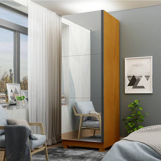 Sapateira Gold 1P com Espelho Naturale Gelius - Móveis furniture