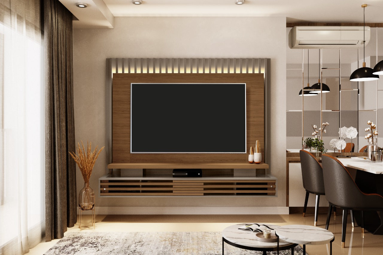 Bancada Suspensa Frizz Presence 1.6 Fendi.Naturale Madetec - Móveis furniture