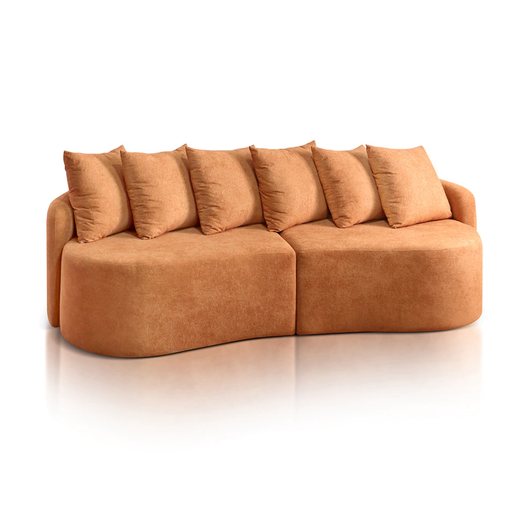 SOFA LIVING ORGANICO MERLIM – BOUCLE Ferrugem