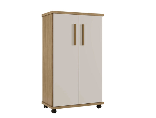 Multiuso Berlim 2P Cinamomo.Off White Arte Moveis