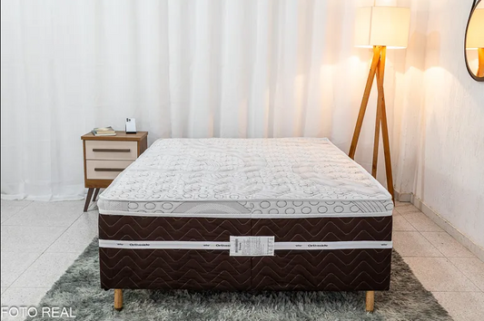 Cama Box Casal Livina Molas Ensacadas 138x188x58