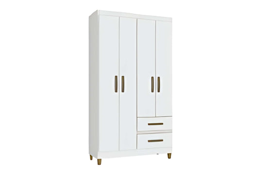 GUARDA ROUPA LISBOA 4PTS BRANCO – FELLICCI