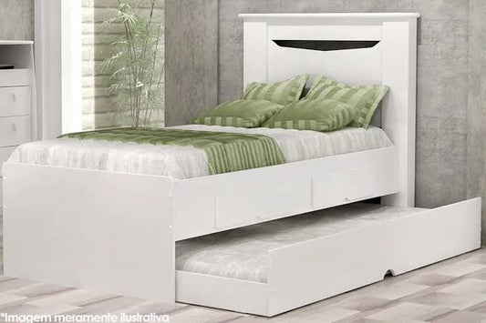 CIMOL - CAMA BÁRBARA C/CAMA AUXILIAR - Móveis furniture