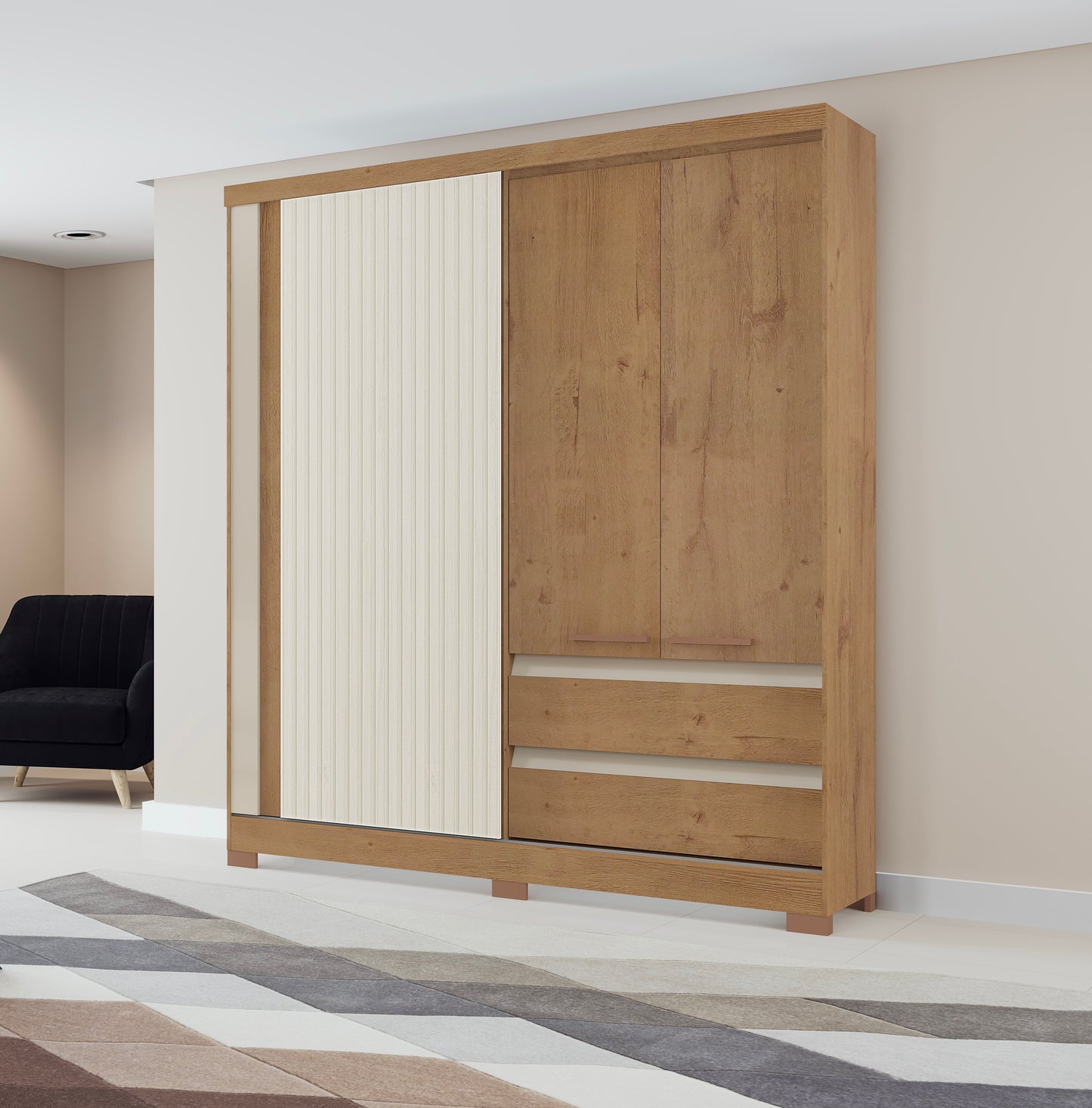 Roupeiro Condor 3 Portas - Móveis furniture