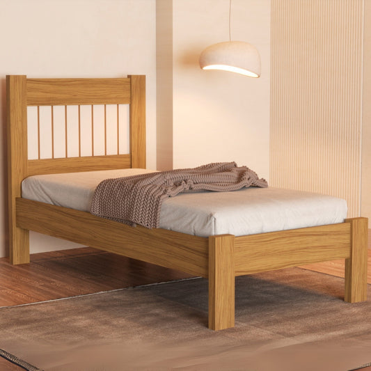 Cama Solteiro Bela Nature/Off White – MADEC/VJ MÓVEIS