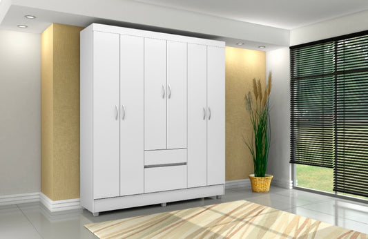 ROUPEIRO 6 PORTAS FLASH - Móveis furniture