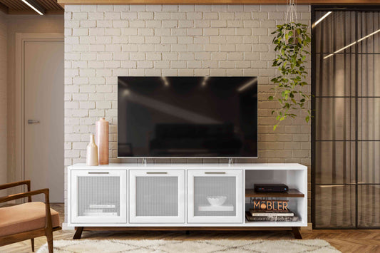 Bancada Genesis 1.9 Palisandro.Branco Mobler - Móveis furniture