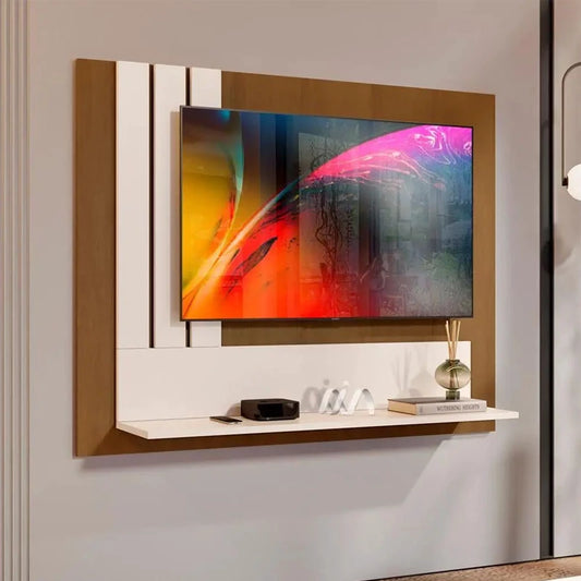 Painel 5119 Luxo C/ Detalhe Ripado Larg. 1.09m Nature/Perola JB Bechara