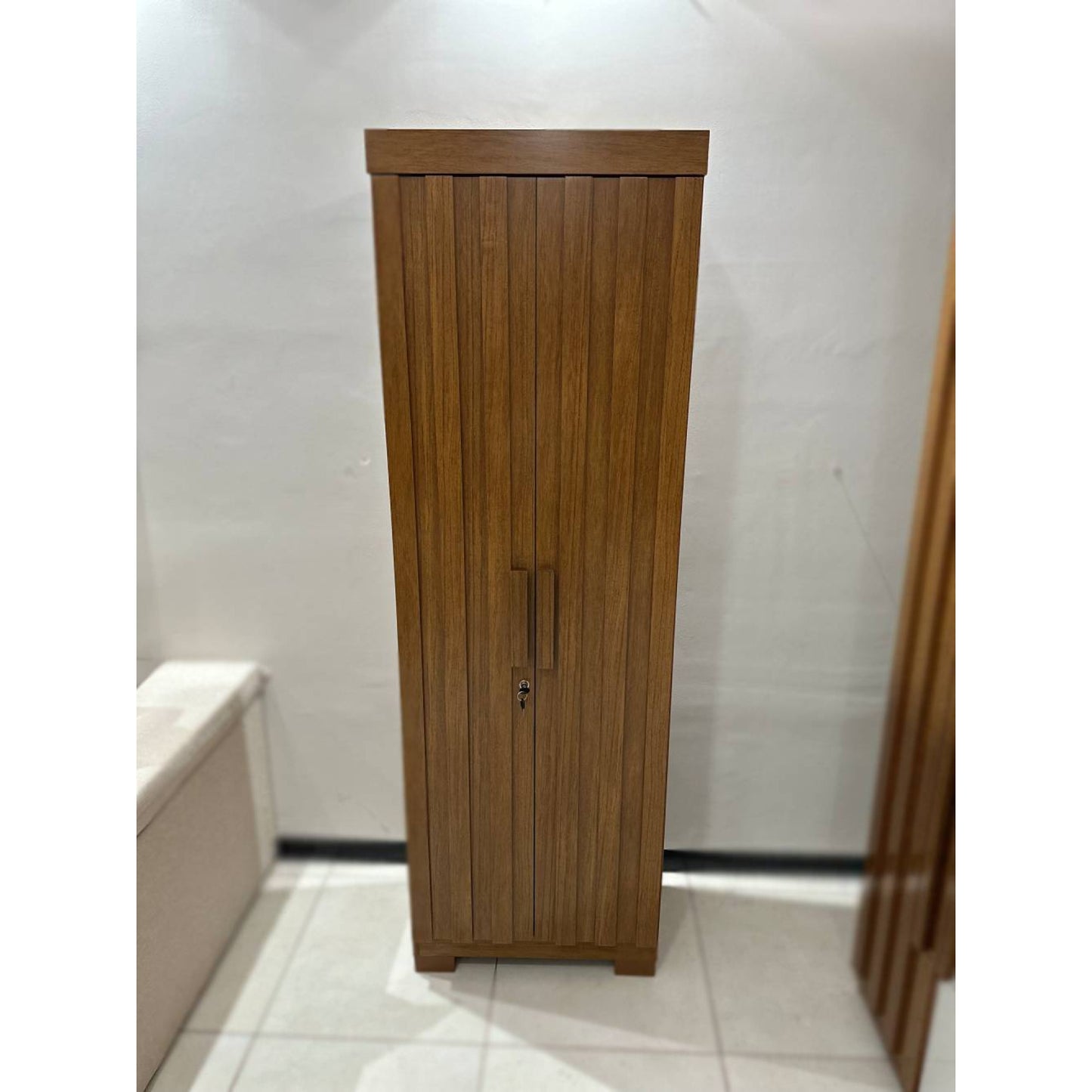 Armário Multiuso Florida Ripado - Cinamomo - Móveis furniture