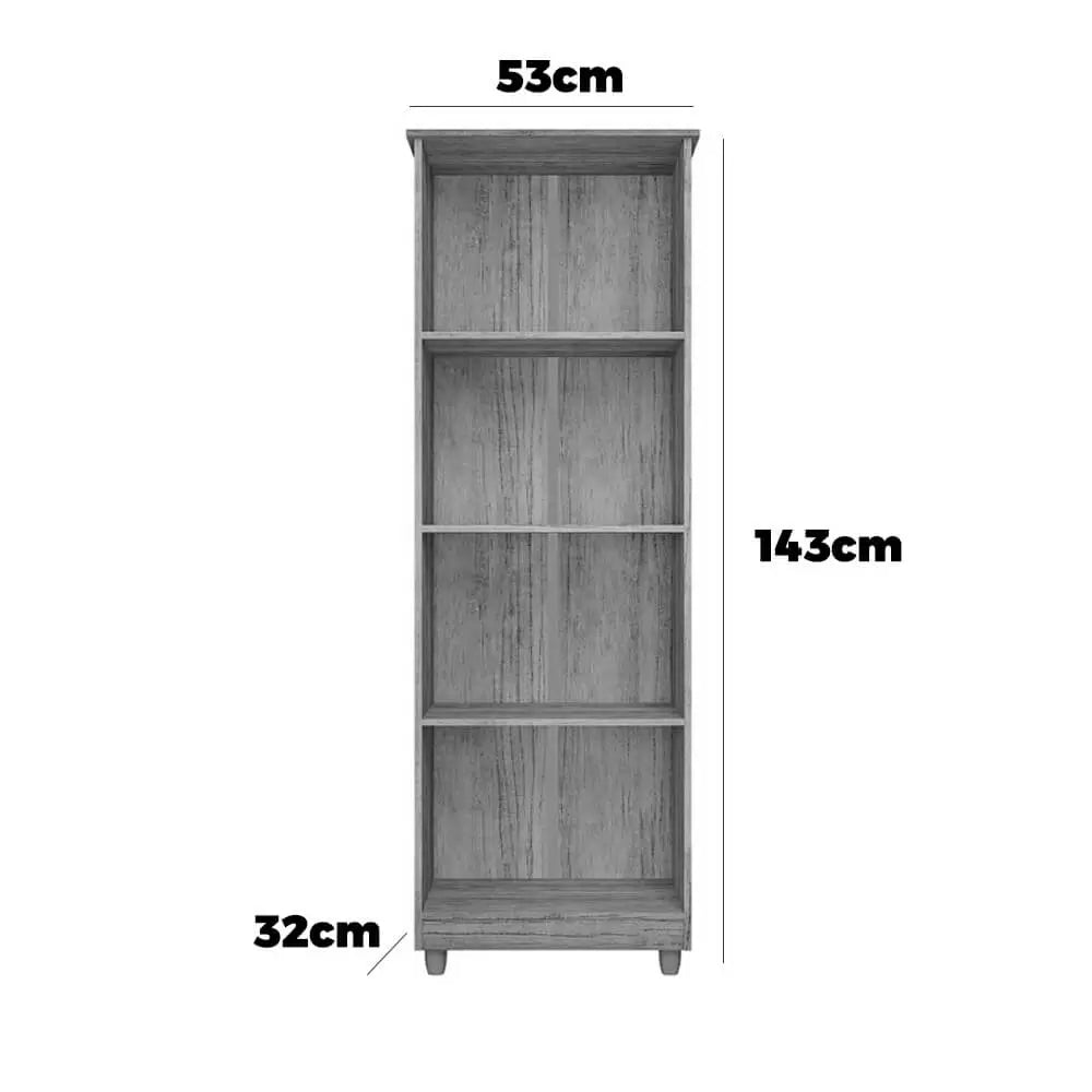 Armário Multiuso Nina 2 Portas Rud Rack CEDRO