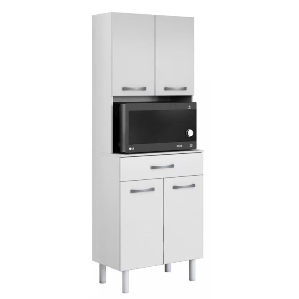 Paneleiro 4 Portas 1 Gaveta Balli Aramóveis - Móveis furniture