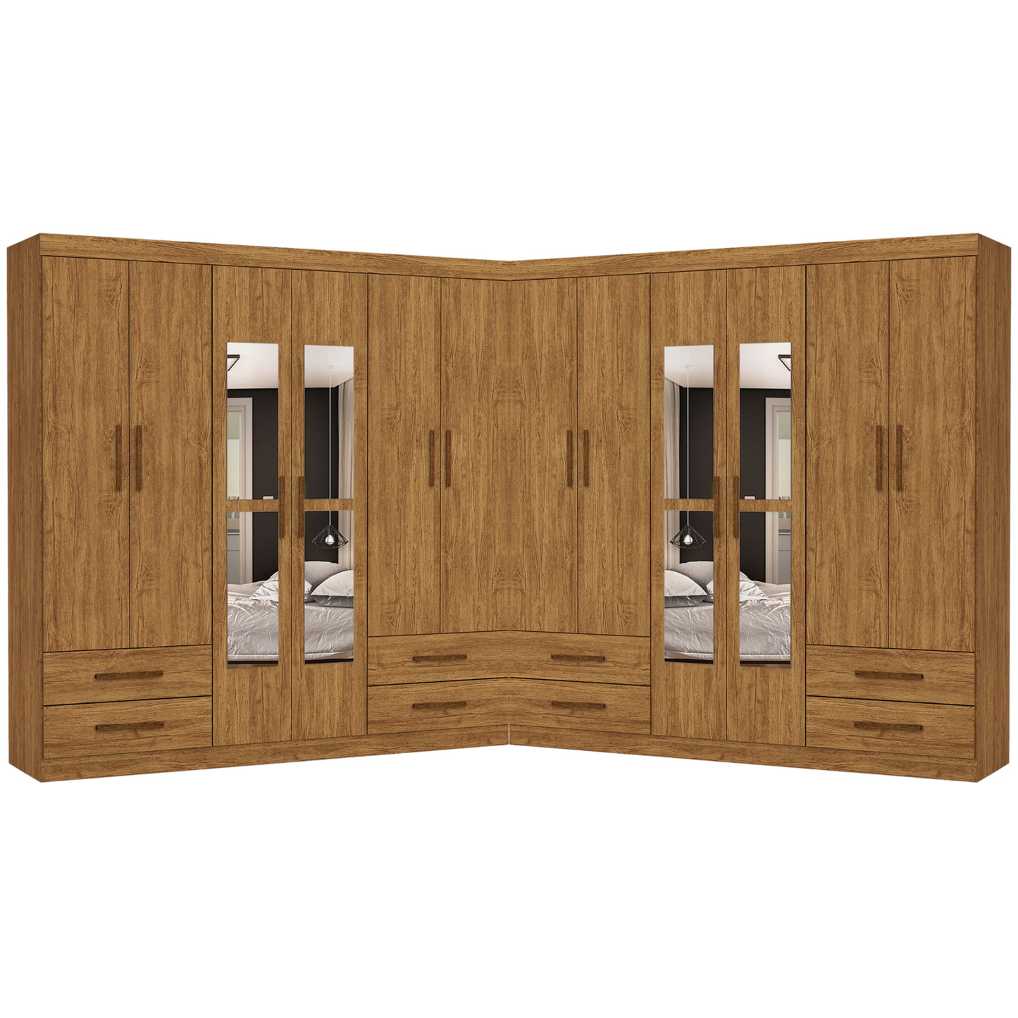 Closet Hércules Cinamono – CARIOCA MÓVEIS - Móveis furniture