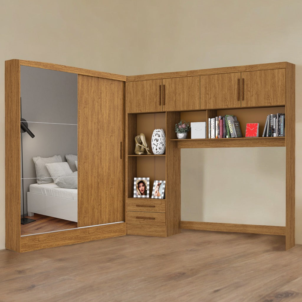 Modulado 4 Portas + Guarda-Roupa 2 Portas Santiago Plus Cinamono – CARIOCA MÓVEIS - Móveis furniture