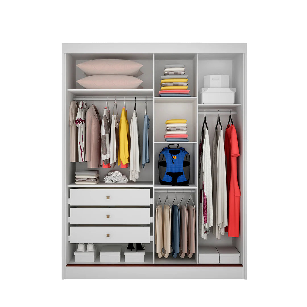 GUARDA-ROUPA VIRTUS PLUS branco - Móveis furniture