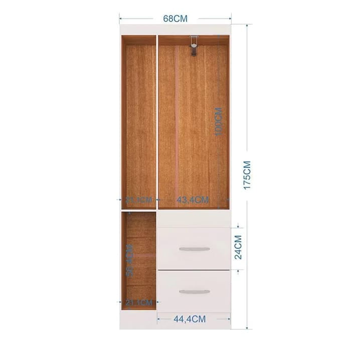 ROUPEIRO MILÃO 3 PORTAS – POQUEMA - Móveis furniture