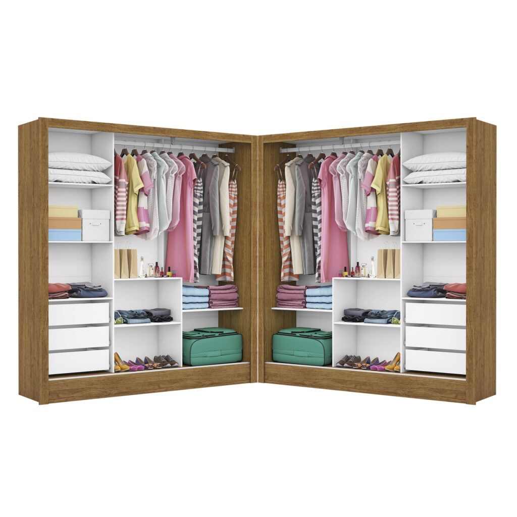 Closet Dubai/Santiago Plus Branco – CARIOCA MÓVEIS - Móveis furniture