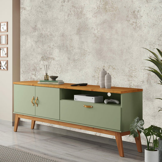 Rack Sirius 1.6 Alecrim/Cinamono – PATRIMAR - Móveis furniture