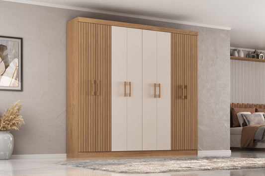 Roupeiro Petropolis 8 Portas 2 Gavetas - Móveis furniture