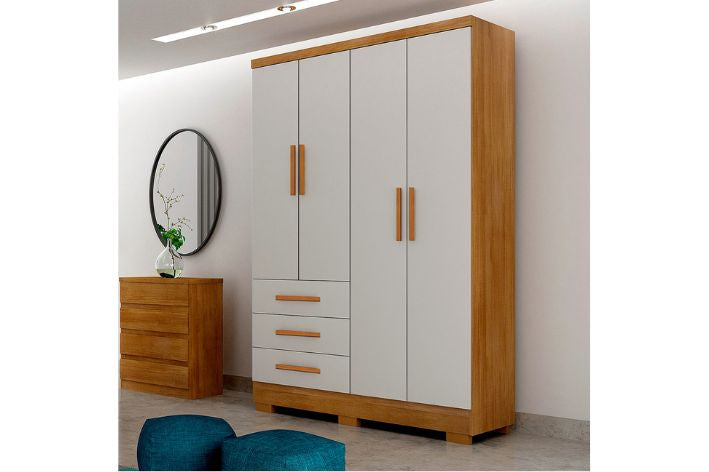 GUARDA ROUPA ENCANT 4PTS – CUMARU/FENDI –