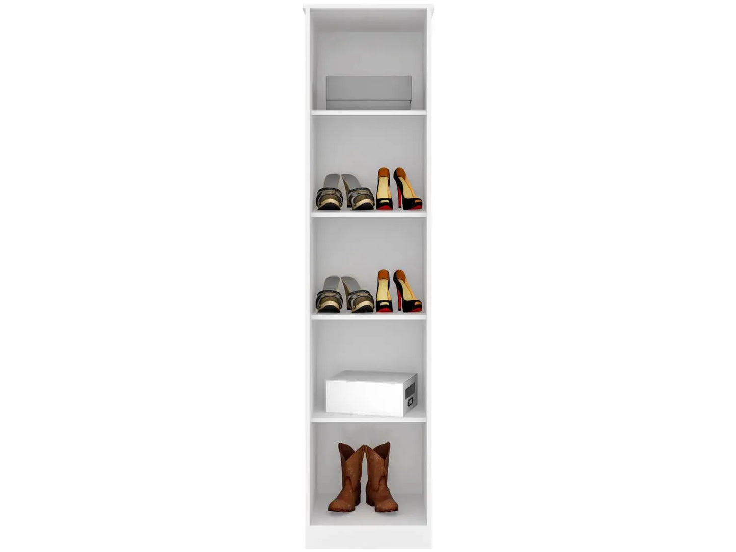 Armário Multiuso Reflex 1 Porta com Espelho Demobile BRANCO