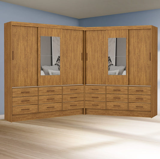 Closet 6 Portas Sevilha Cinamono – CARIOCA MÓVEIS - Móveis furniture