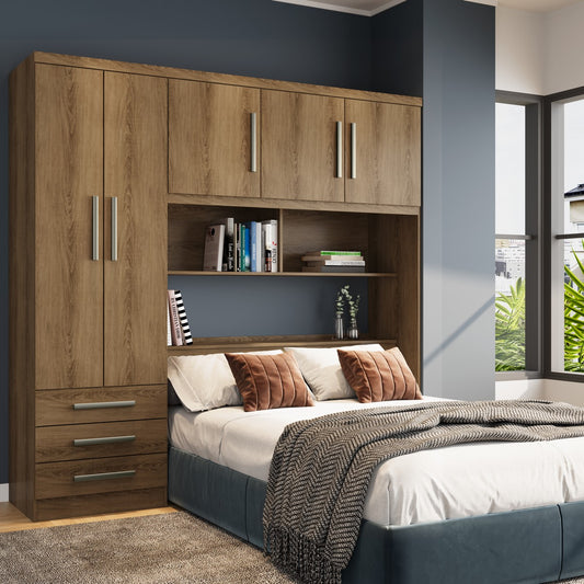 Guarda-Roupa Casal México 2,05 m Mel- RUD RACK - Móveis furniture