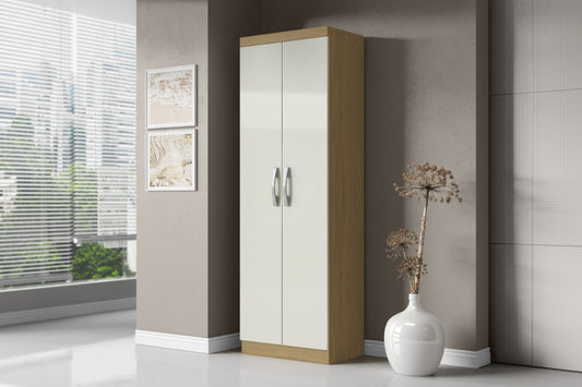 Armario Multiuso New 2P Atacama.Off White Aramoveis - Móveis furniture