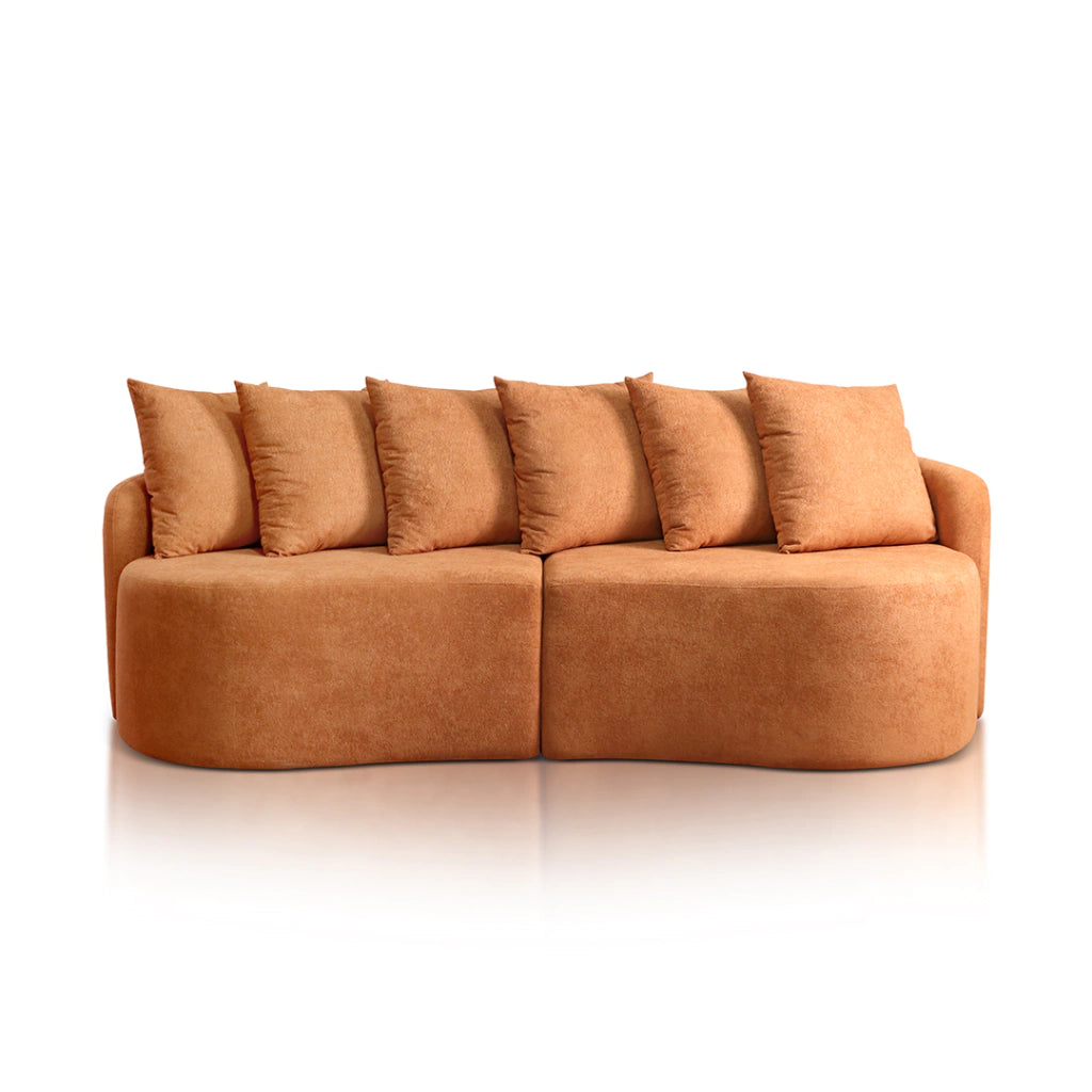 SOFA LIVING ORGANICO MERLIM – BOUCLE Ferrugem