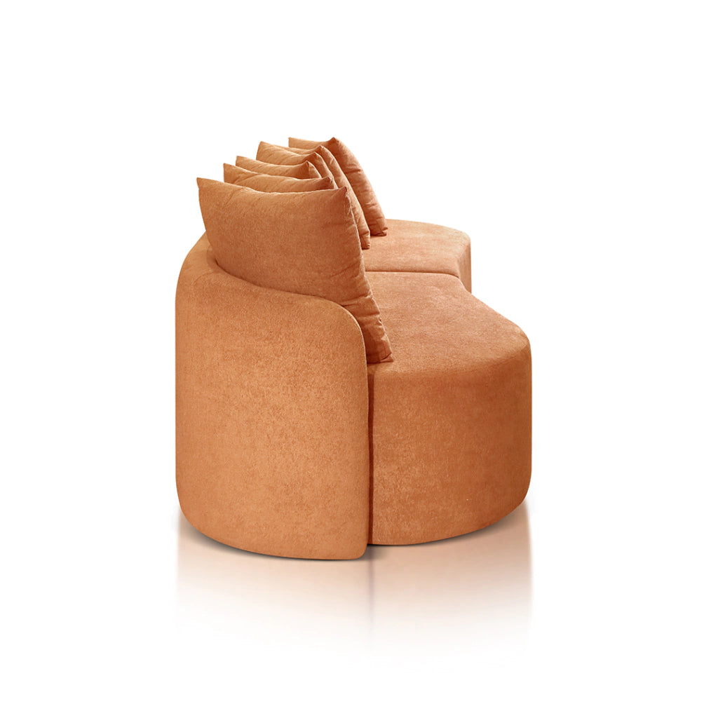 SOFA LIVING ORGANICO MERLIM – BOUCLE Ferrugem