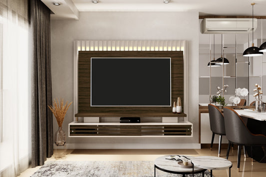 Bancada Suspensa Frizz Presence 1.6 Off White.Savana Madetec - Móveis furniture