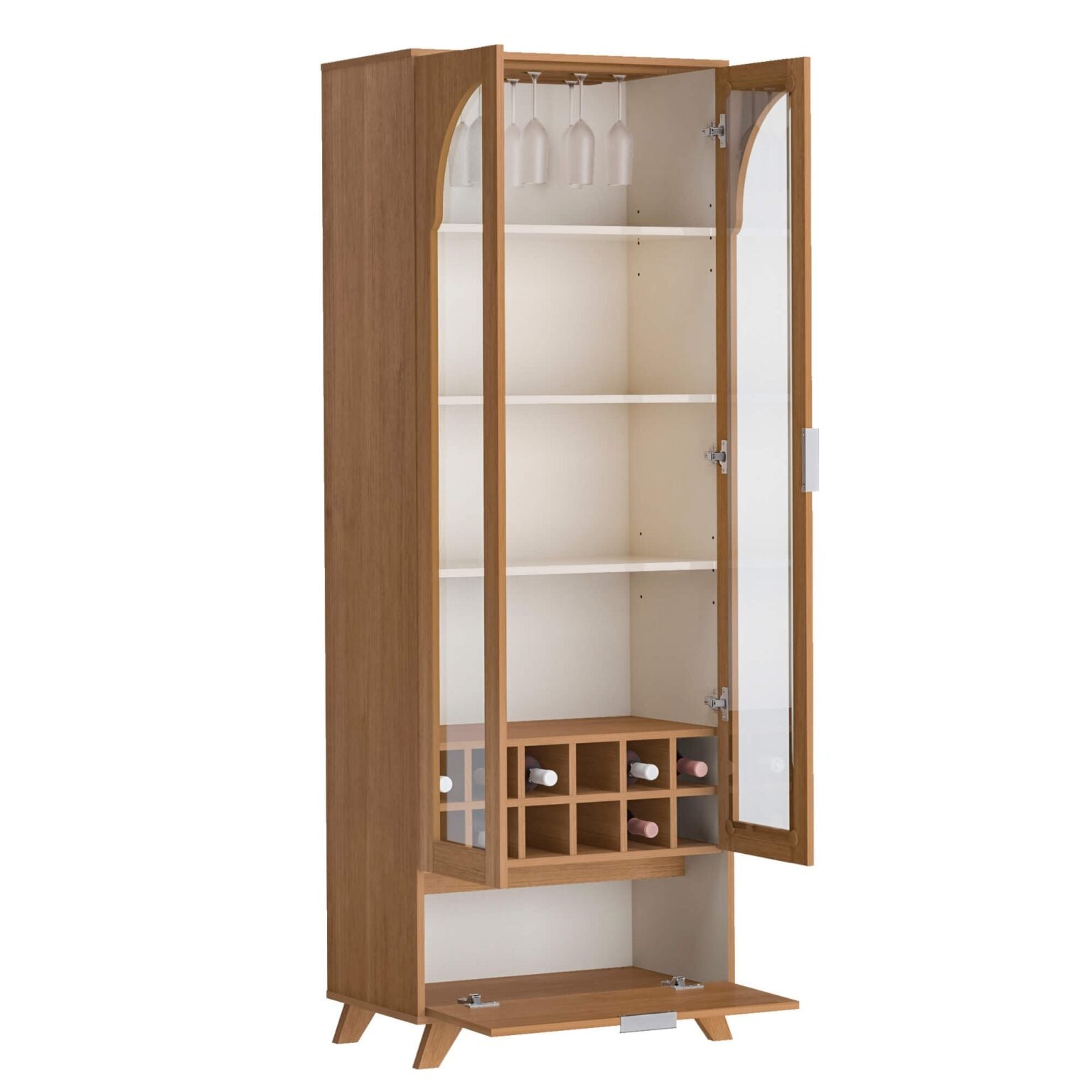 Cristaleira Murano Cinamono/Off White – ARTELY