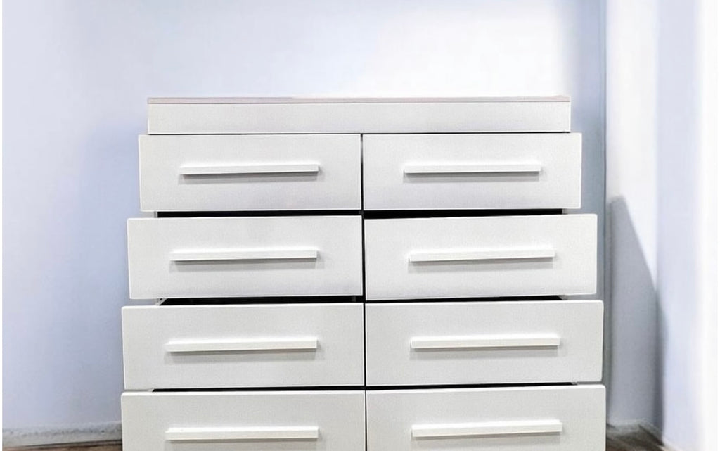 Cômoda Nalu 8 Gavetas branca