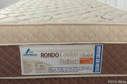 Cama Box Solteiro Rondoconfort Ortopédico D33 Selada - Rondomóveis
